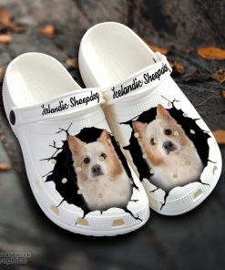 icelandic sheepdog custom name crocs shoes love dog crocs 1 skge2u