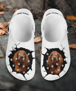 irish setter custom name crocs shoes love dog crocs 2 zipwg2
