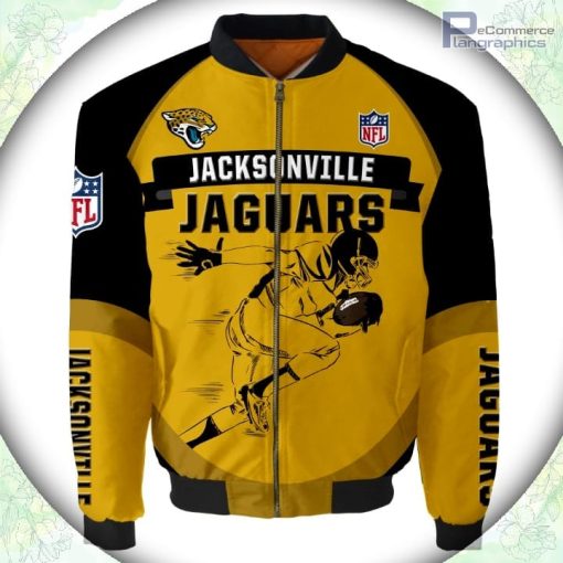 jacksonville jaguars bomber jacket graphic running men gift for fans 1 mvpvdg