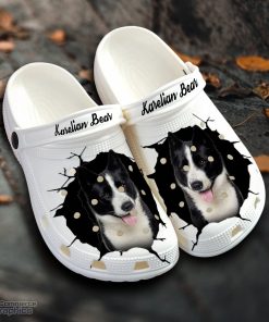 karelian bear dog custom name crocs shoes love dog crocs 1 w9v49d