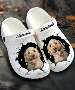labradoodle custom name crocs shoes love dog crocs 1 lngftz