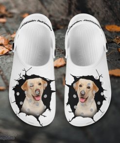 labrador retriever custom name crocs shoes love dog crocs 2 b98tri