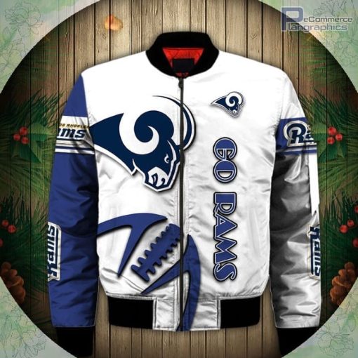 los angeles rams bomber jacket graphic balls gift for fans 1 j5yltr