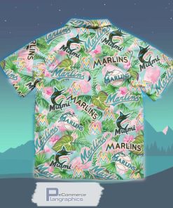 miami marlins hibiscus hawaiian shirt sport hawaiian summer shirt 3 ztojmb