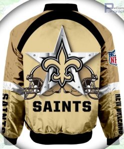 new orleans saints bomber jacket graphic running men gift for fans 2 ys5gp2