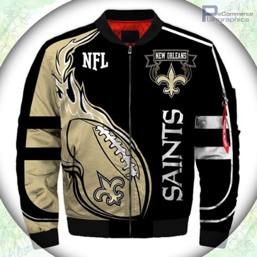 new orleans saints bomber jacket winter coat gift for fan 1 dnpmog