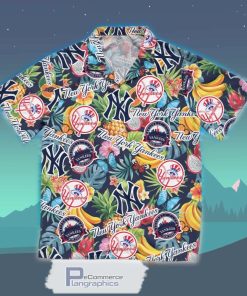 new york yankees tropical hawaiian shirt sport hawaiian summer shirt 2 upmd4c