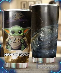 nhl tumbler for baby yoda and anaheim ducks fans 2 ujtvux