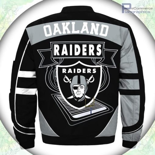 oakland raiders bomber jacket winter coat gift for fans 2 abahfg