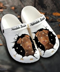 patterdale terrier custom name crocs shoes love dog crocs 1 i1iefq