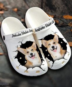 pembroke welsh corgi custom name crocs shoes love dog crocs 1 s0zcxl