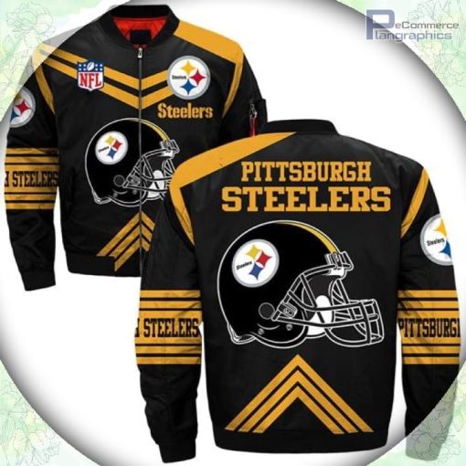 pittsburgh steelers bomber jacket style 4 coat for fan 1 iey3su