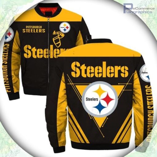 pittsburgh steelers bomber jacket style 5 coat for fan 1 srvhyz