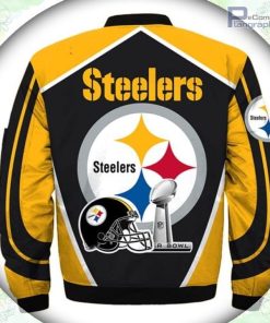 pittsburgh steelers bomber jacket super bowl champions coat for fan 2 mhxjy3