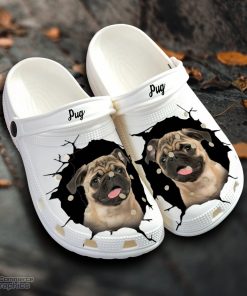 pug custom name crocs shoes love dog crocs 1 mjimmc