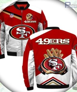 san francisco 49ers bomber jacket style 5 winter coat gift for fan 1 ku8jgn