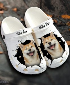 shiba inu custom name crocs shoes love dog crocs 1 azjjsh