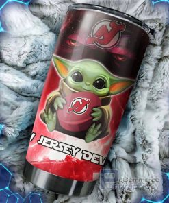 show your love for baby yoda and new jersey devils with this nhl tumbler 1 fg9dqu