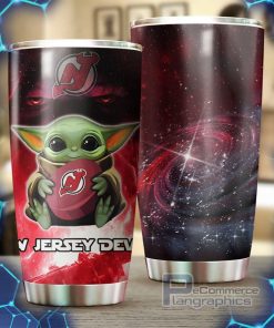 show your love for baby yoda and new jersey devils with this nhl tumbler 2 og1q3w