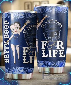 st louis blues nhl tumbler featuring betty boop design perfect for fans 2 ljemdm