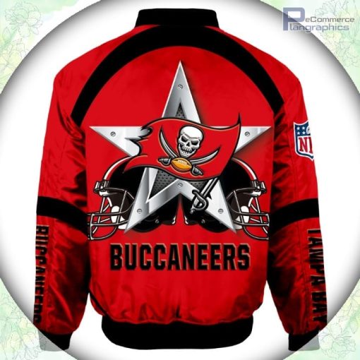 tampa bay buccaneers bomber jacket graphic running men gift for fans 2 y0p1h7