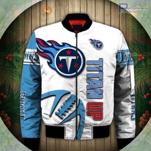tennessee titans bomber jacket graphic balls gift for fans 1 xfv9jq
