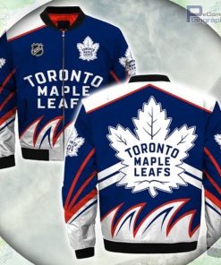 toronto maple leafs bomber jacket style 2 winter gift for fan 1 ofow3m