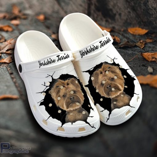 yorkshire terrier custom name crocs shoes love dog crocs 1 skml7k