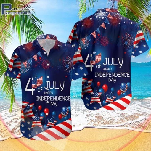 4th july us independence day aloha hawaiian shirts american flag firework hawaiian shirt 2 bsxh7h