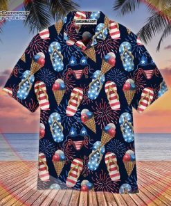 4th of day beach slippers fireworks blue and colorful aloha hawaiian shirts 4th of day beach slippers fireworks blue and colorful aloha hawaiian shirts 2 ce3hyh