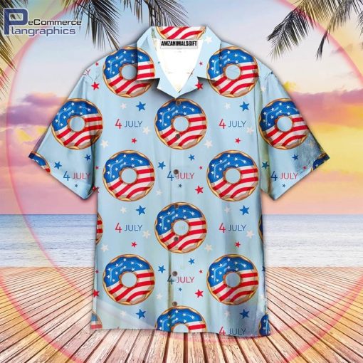 4th of july blue and red donuts american flag blue aloha hawaiian shirts gift 4th of july blue and red donuts american flag blue aloha hawaiian shirts gift 2 lztlmc