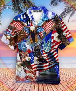4th of july happy independence day aloha hawaiian shirts eagles american flag firework hawaiian shirt 2 ufhrto