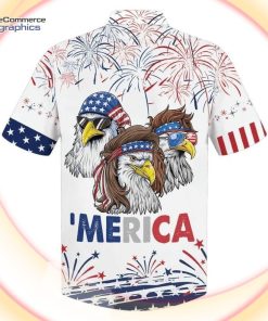 cool american eagle aloha hawaiian shirts american independence day hawaiian shirt 2 g7cv7f