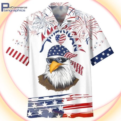 cool eagle american aloha hawaiian shirts us flag independence day aloha hawaiian shirt 1 addhqj