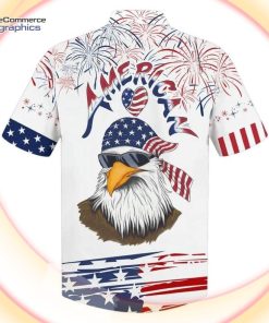 cool eagle american aloha hawaiian shirts us flag independence day aloha hawaiian shirt 2 gqwckx