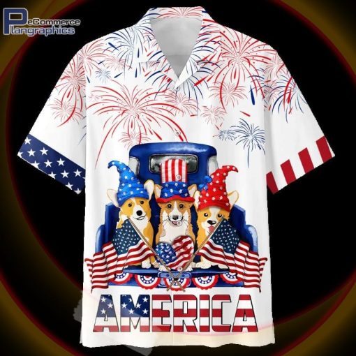 corgi aloha hawaiian shirts funny dog america independence day usa flag aloha hawaiian shirt 1 yufgds
