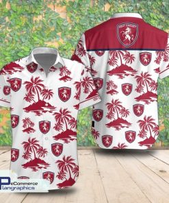 kent cricket palm island short sleeve shirt summer hawaiian shirt tca1c3
