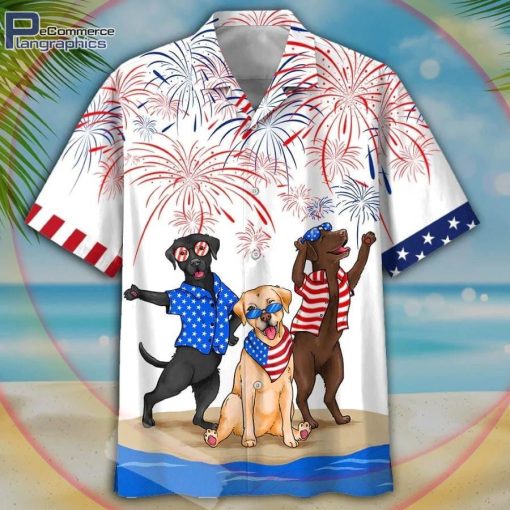 labrador retriever aloha hawaiian shirts happy independence day hawaiian shirt 1 dh3w77