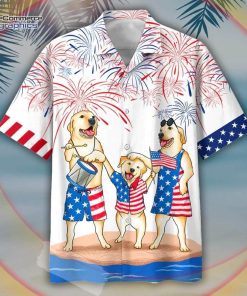 labrador retriever aloha hawaiian shirts independence day 4th of july american hawaiian shirt 1 vj75vw