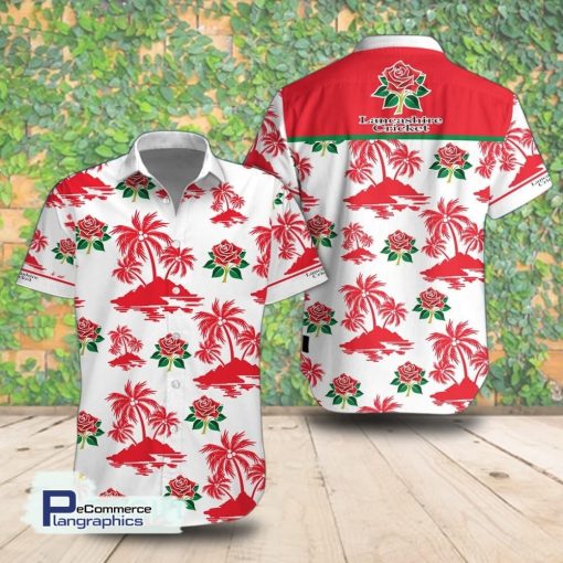 lancashire cricket palm island short sleeve shirt summer hawaiian shirt e6if9w