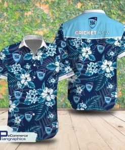 new south wales cricket team tropical short sleeve shirt summer hawaiian shirt b8hnei