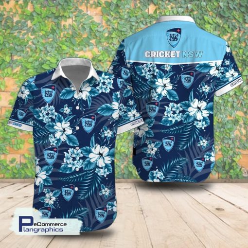 new south wales cricket team tropical short sleeve shirt summer hawaiian shirt b8hnei
