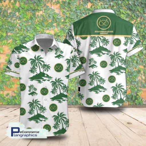 staffordshire ccc palm island short sleeve shirt summer hawaiian shirt mto6jn