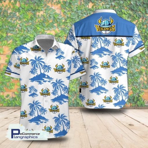 yorkshire vikings palm island short sleeve shirt summer hawaiian shirt gxkcht