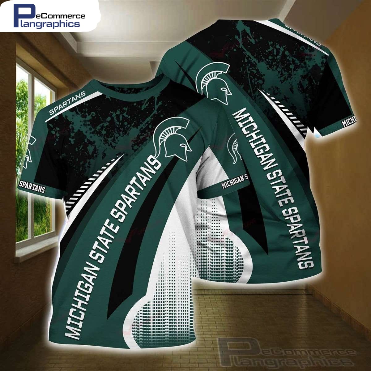 Michigan State Spartans NCAA All Over Printed T-Shirt