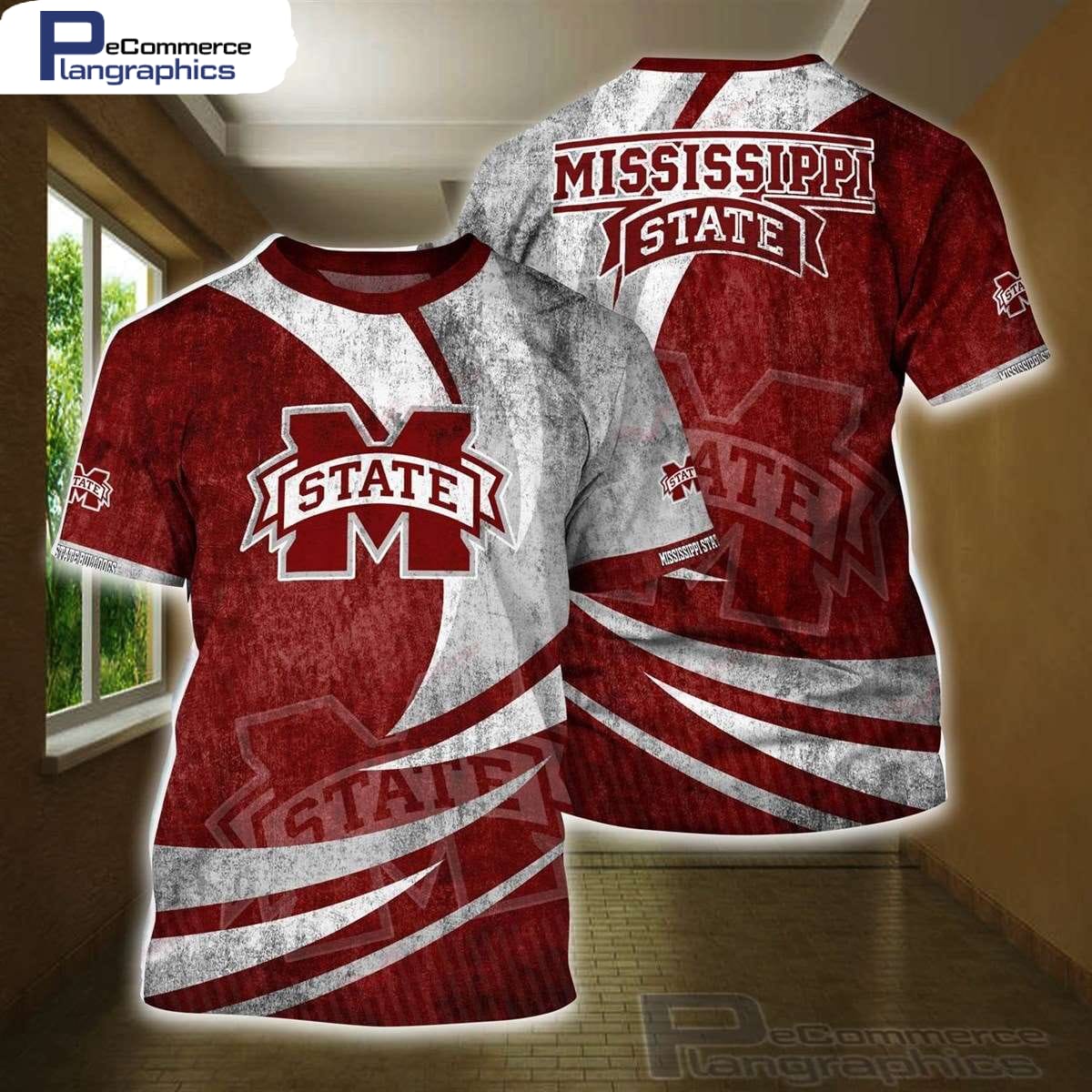 Mississippi State Bulldogs NCAA All Over Printed T-Shirt