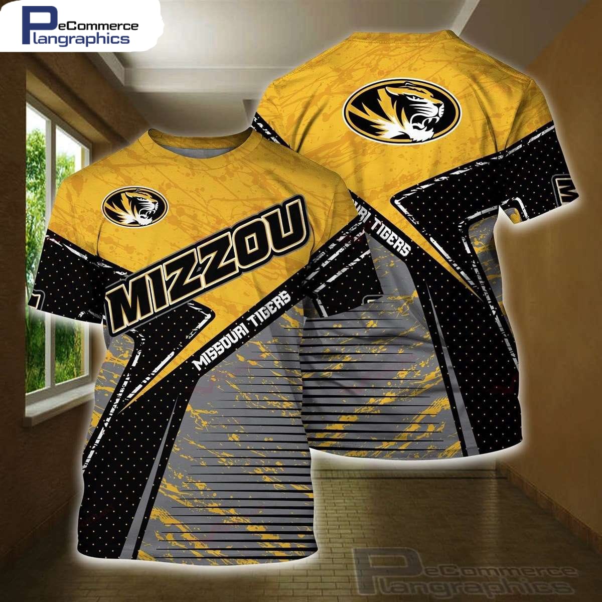 Missouri Tigers NCAA 3D AOP Unisex T-Shirt