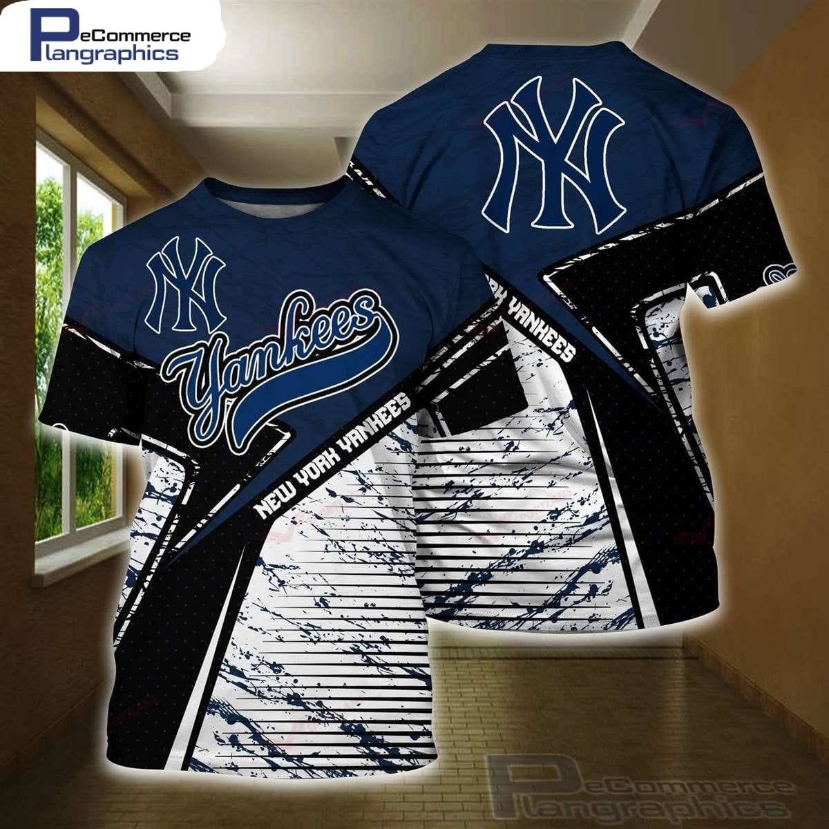 Newyork Yankees MLB 3D AOP Unisex T-Shirt
