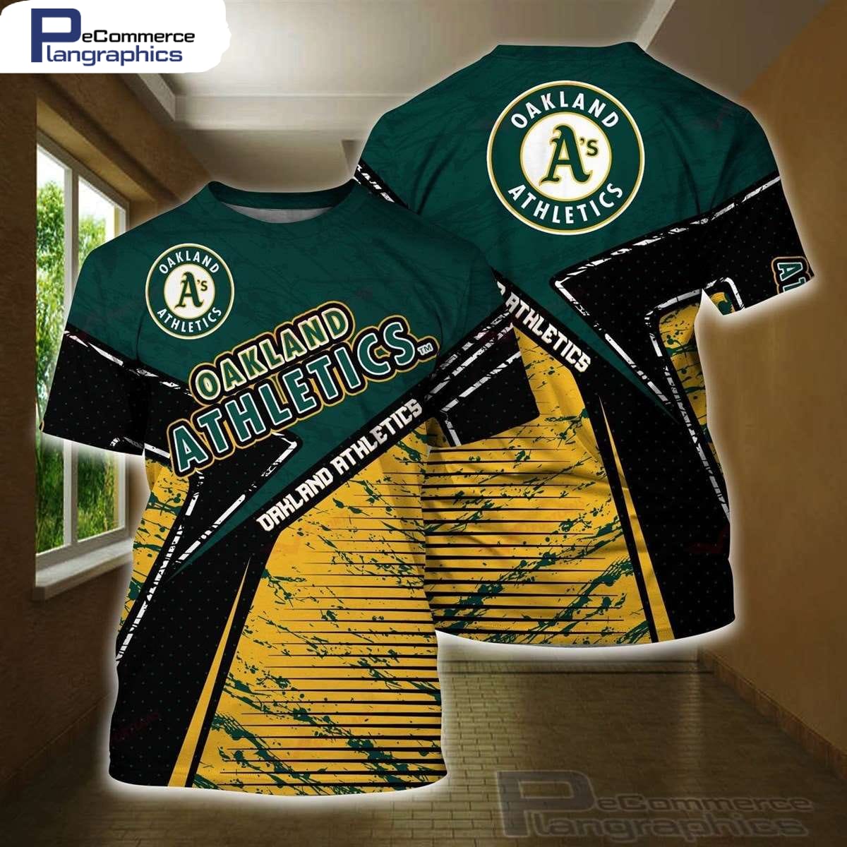 Oakland Athletics MLB 3D AOP Unisex T-Shirt