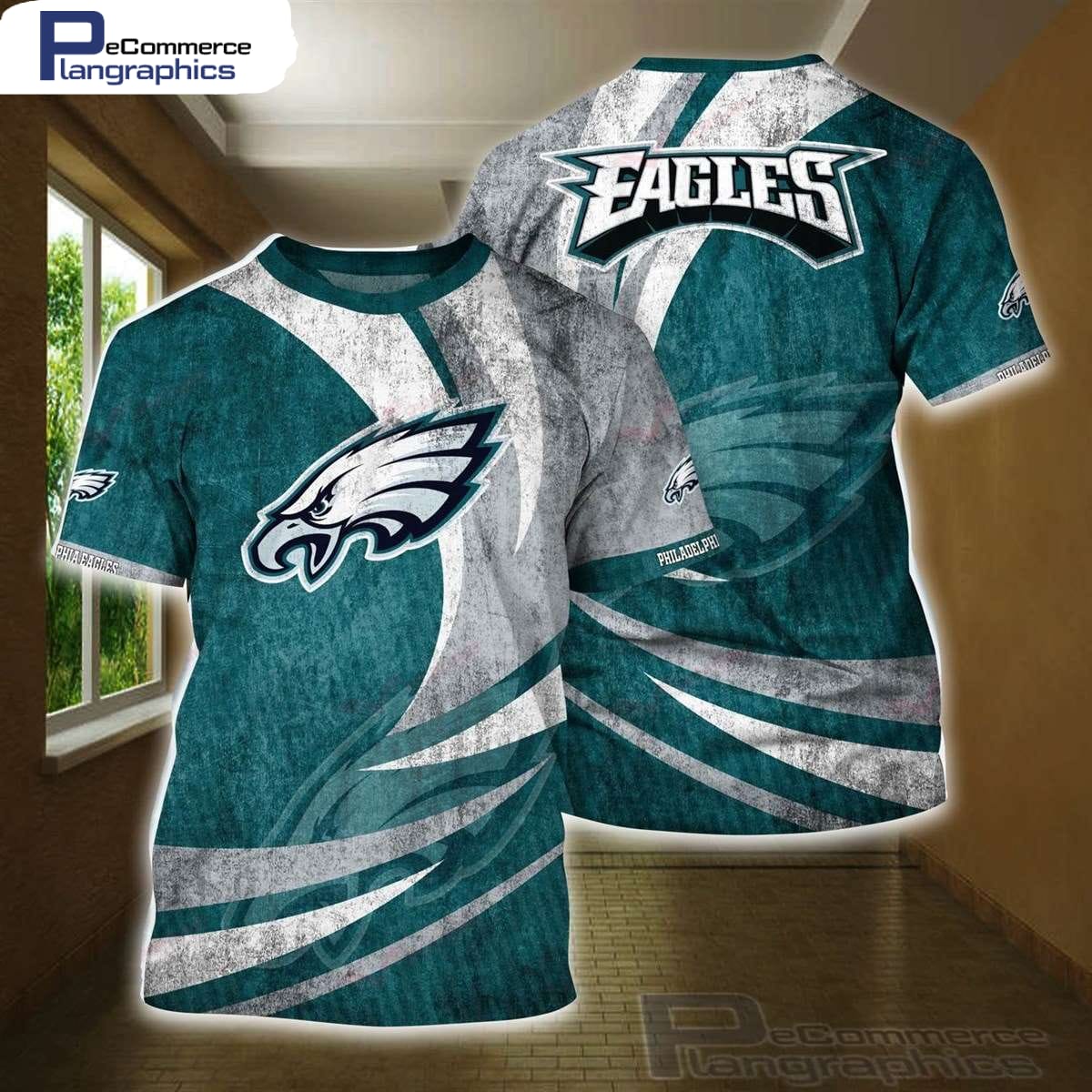 Philadelphia Eagles All Over Printed T-Shirt